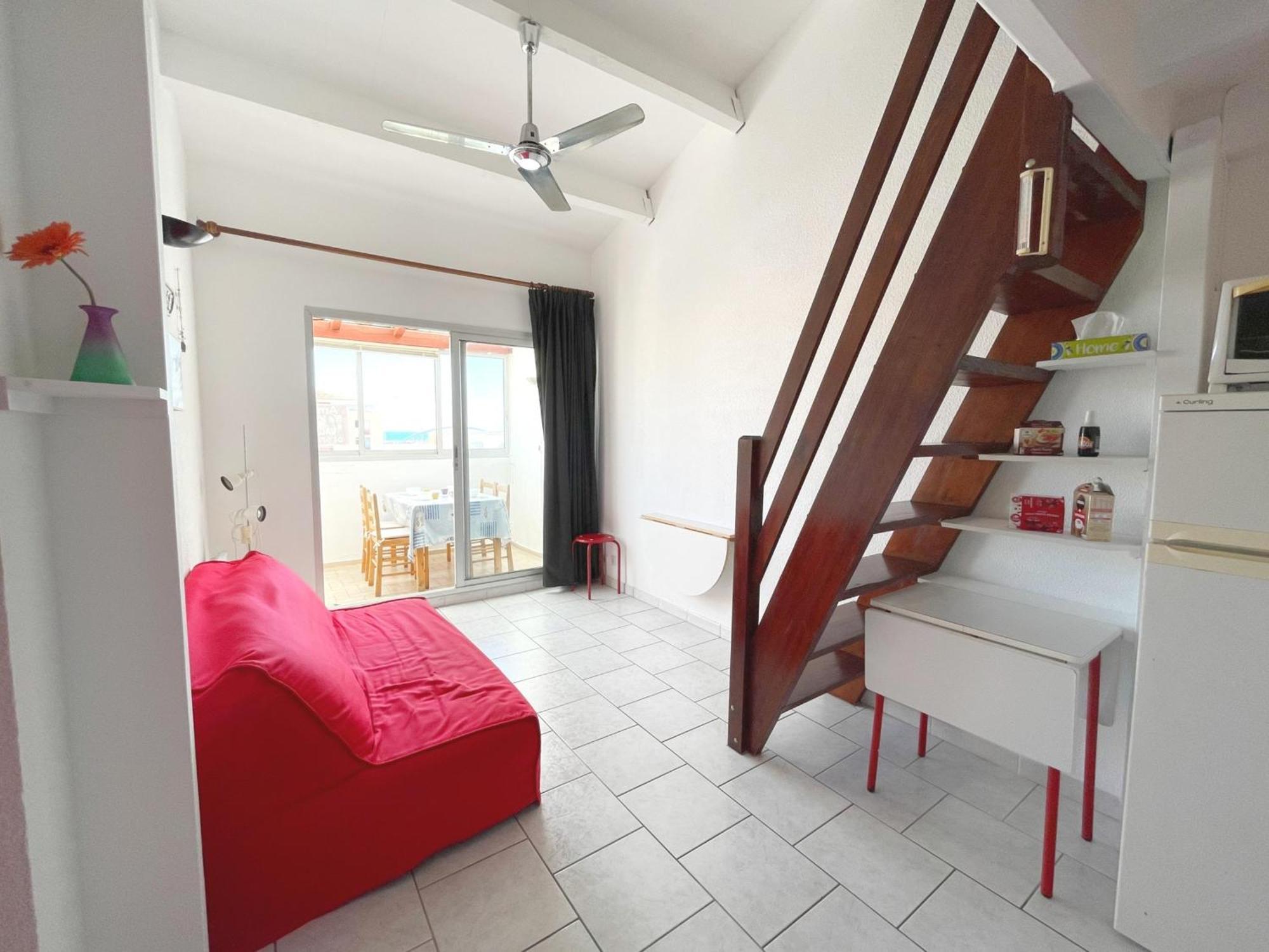 Charmant 2 Pieces Avec Mezzanine, Parking, A 300M De La Plage Et Commerces - Fr-1-338-502 Sete Luaran gambar